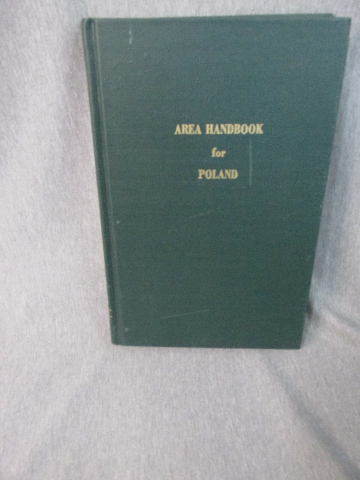 AREA HANDBOOK FOR POLAND 1973 DA PAM 550-162 Hardback