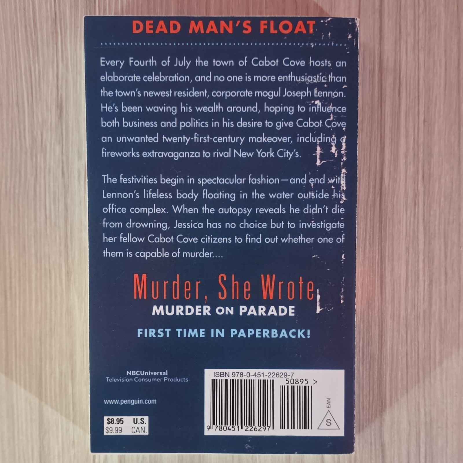 Murder, She Wrote: Murder on Parade – Fletcher & Bain 2009 Obsidian PB 288p
