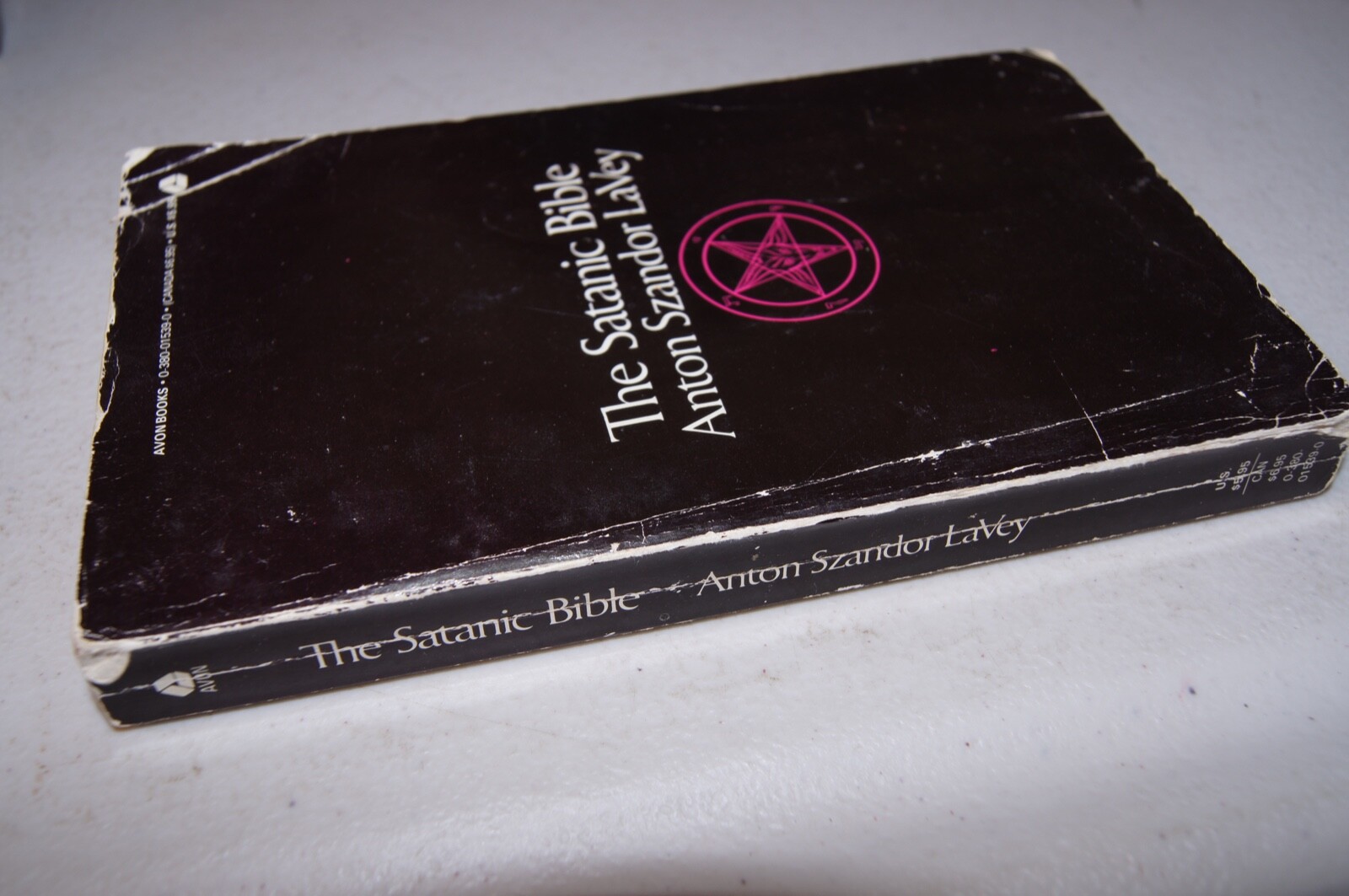 The Satanic Bible Anton LaVey 1st Edition 30th Printing Canada Satanism Vintage