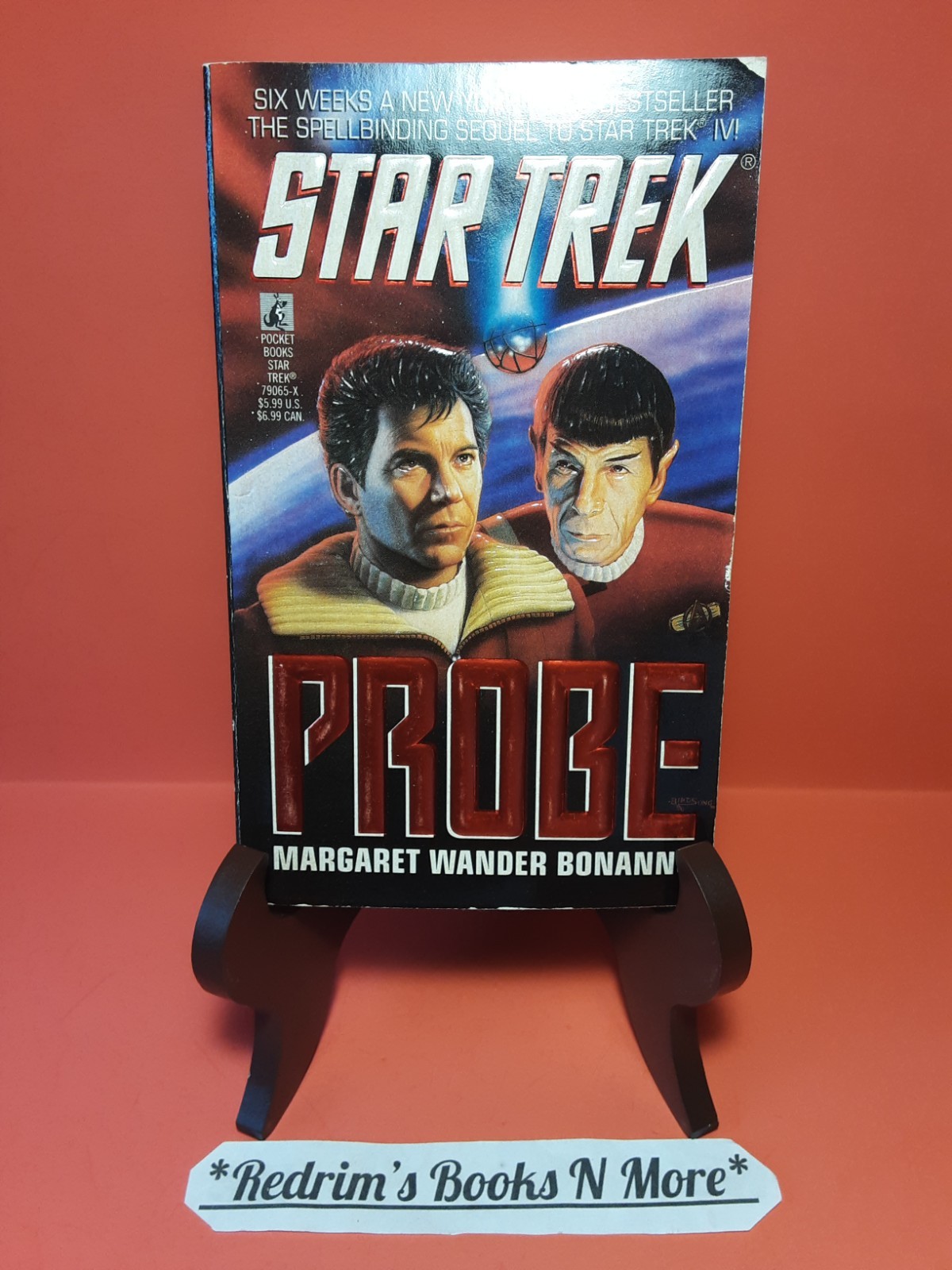 Star Trek Probe Margaret Wander Bonanno 1992 PB Sci-Fi Pocket Books
