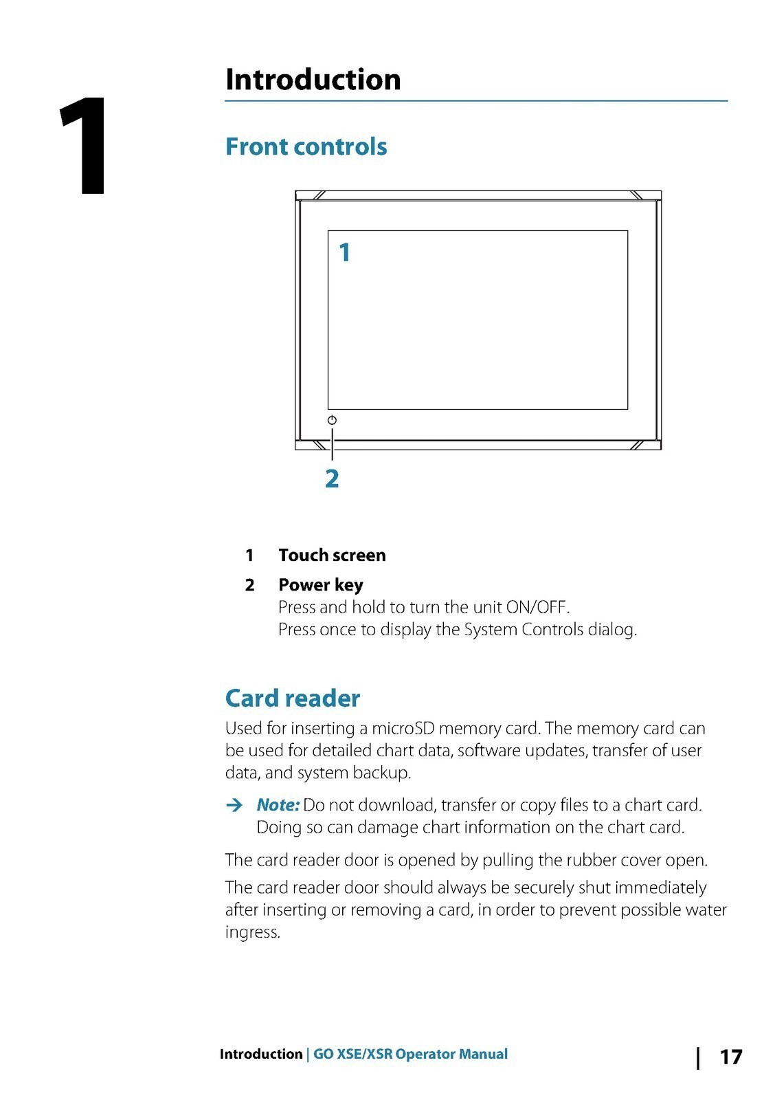 SIMRAD GO XSE XSR Series OPERATOR MANUAL – STEEL SPIRAL BOUND – TOUGH COVERS