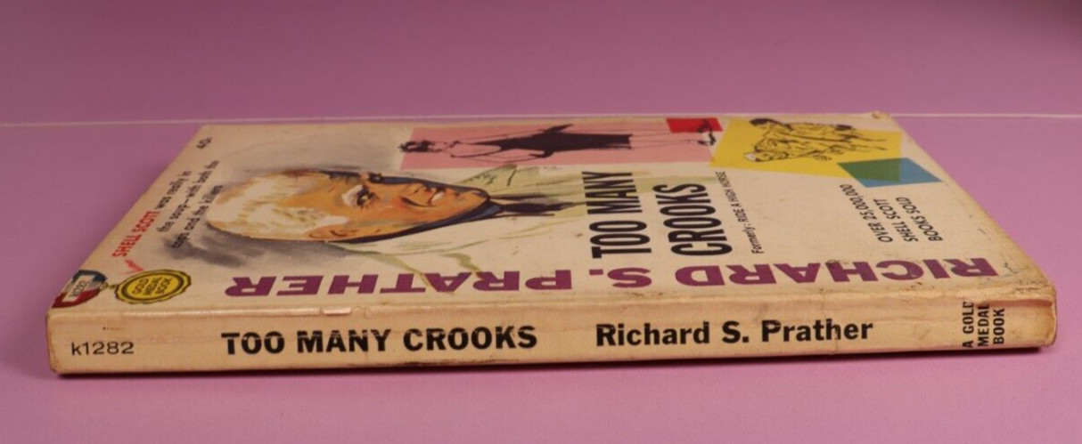 Too Many Crooks by Richard S. Prather 1963 Vintage Gold Medal Paperback k1282