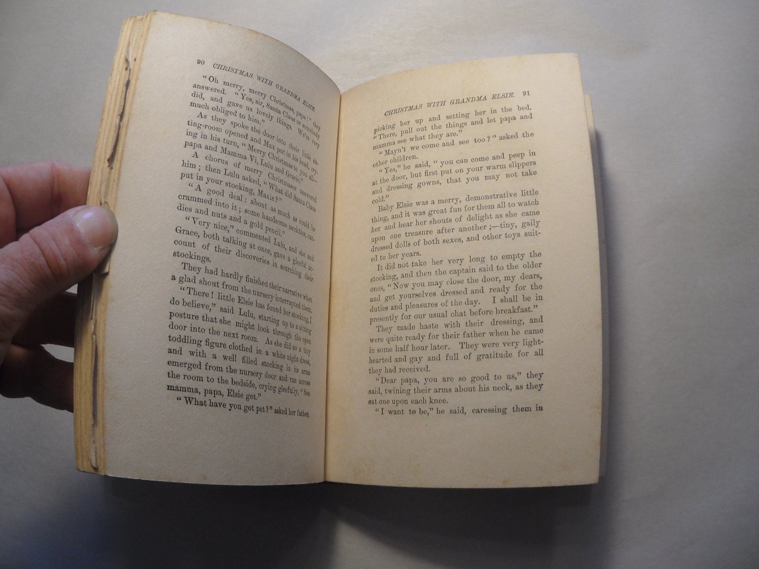 Christmas With Grandma Elsie Martha Finley 1888 Vintage Hardcover Dodd Mead