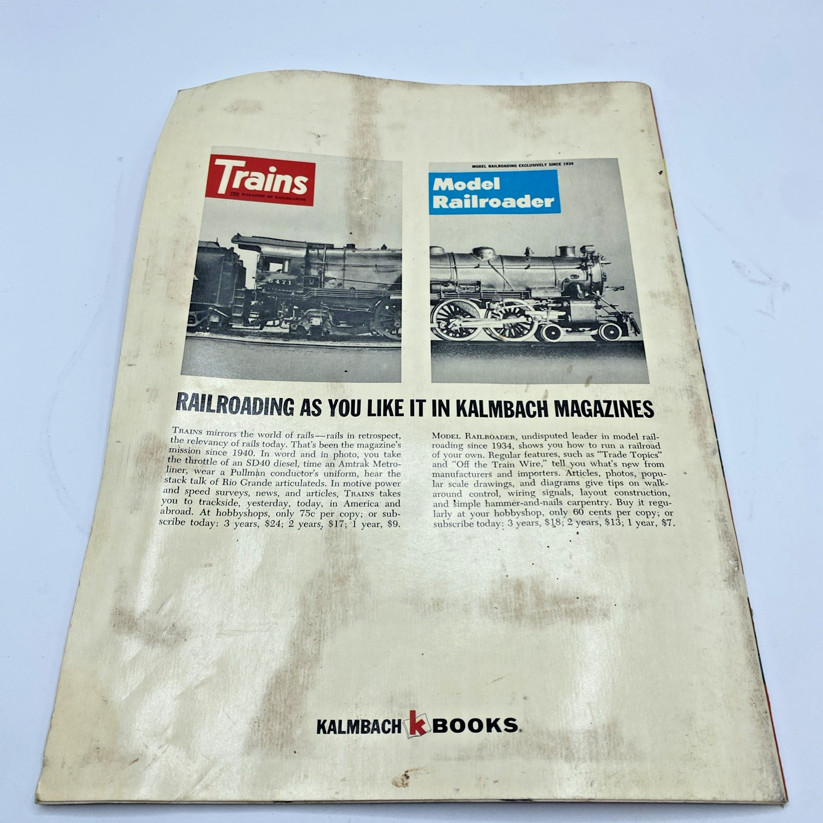 Model Railroader N Scale Model Railroad Track Plans Book 4th Printing 1973