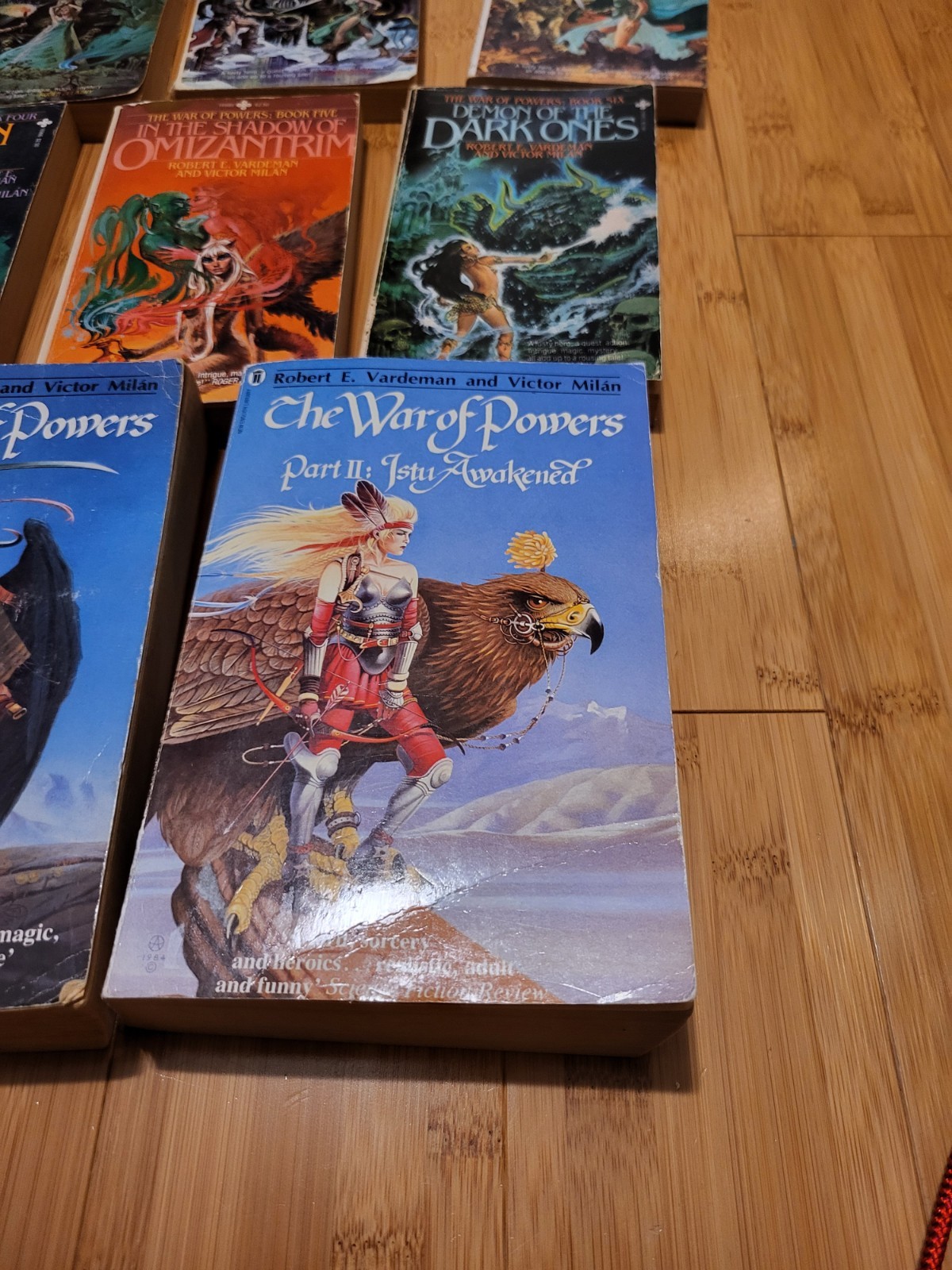 War of Powers books by Robert Vardeman Victor Milan Books 1-6, 1 And 2