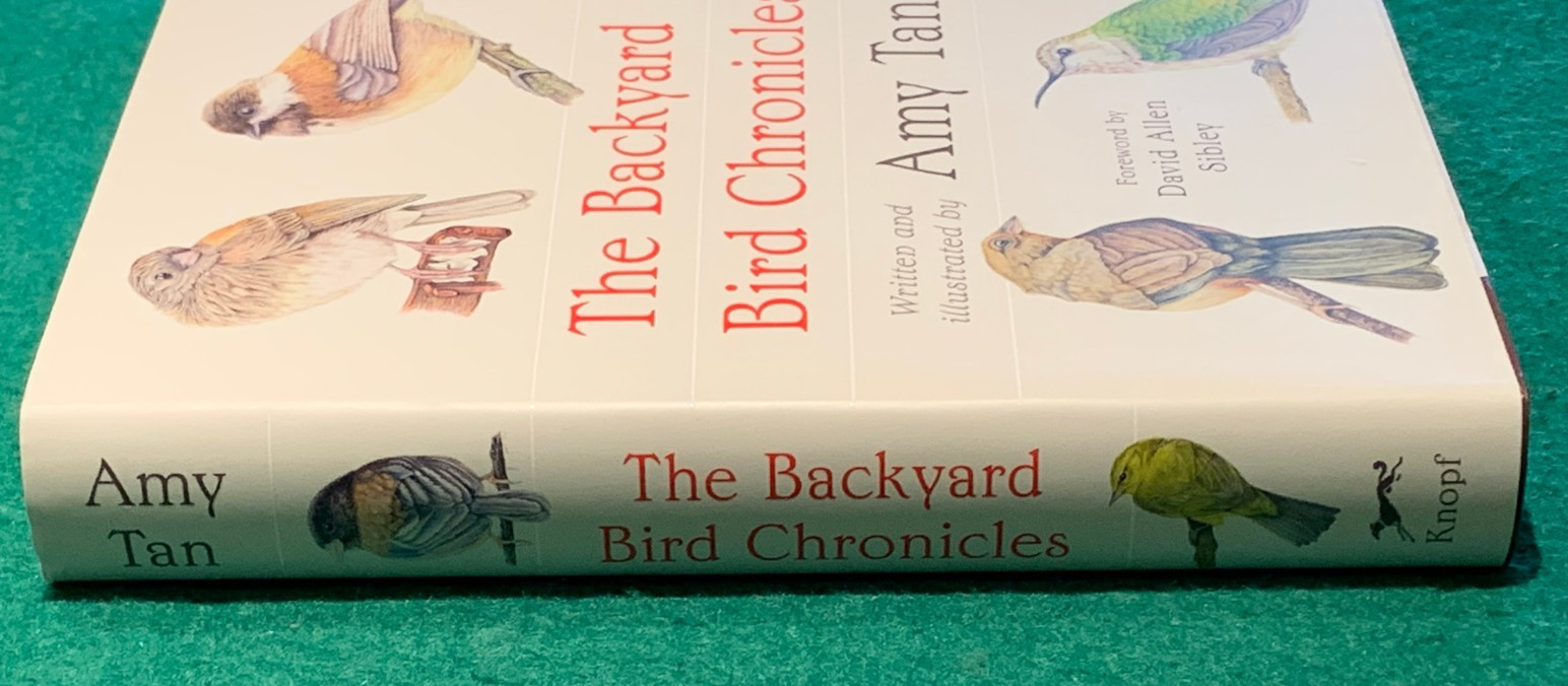The Backyard Bird Chronicles Amy Tan SIGNED BOOKPLATE w/ Postcard 4th Print 2024