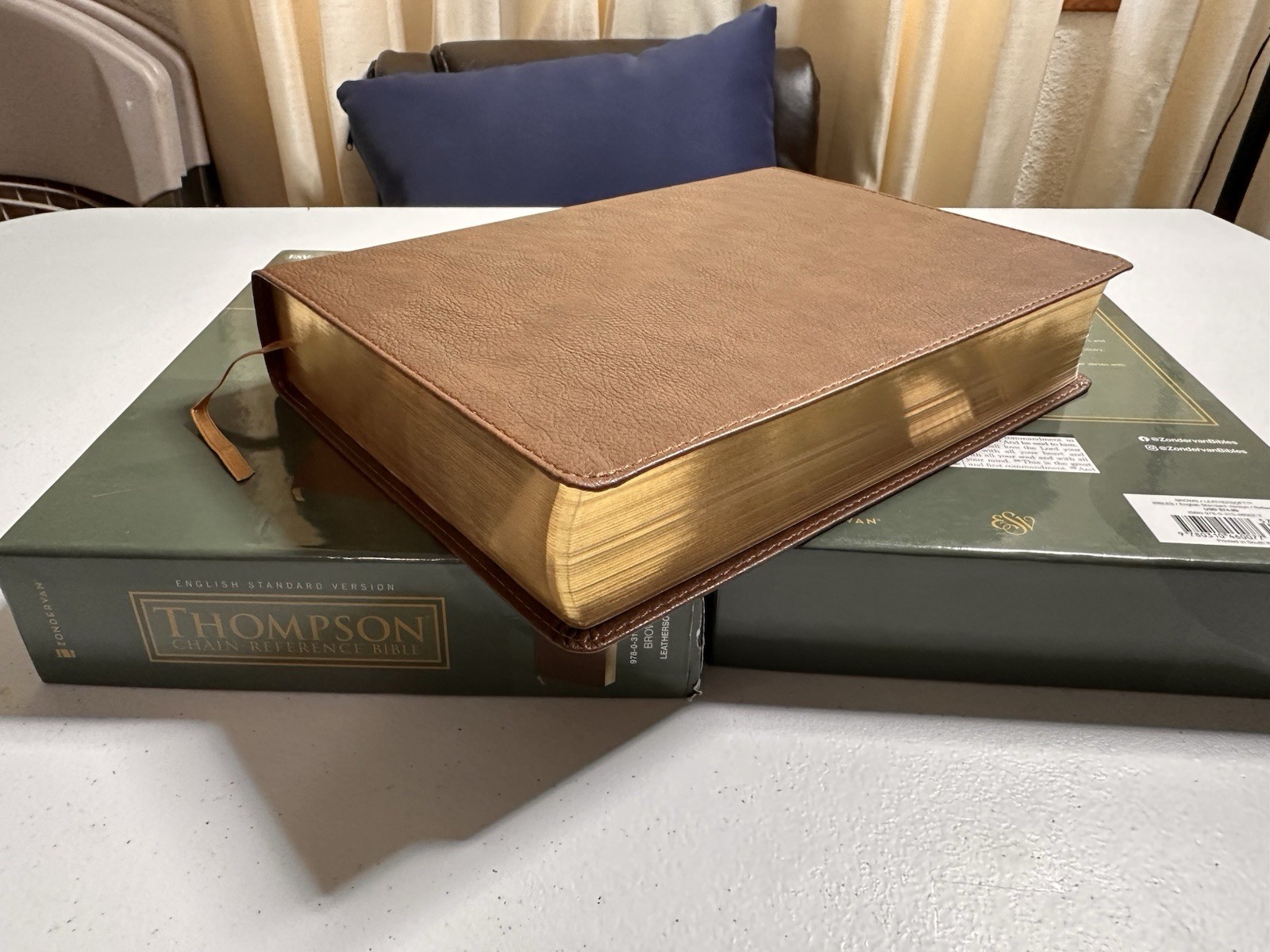 Thompson Chain Reference Bible: Leathersoft Brown ESV