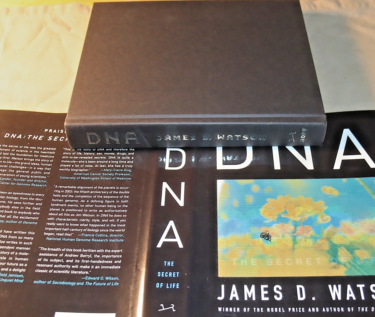 James D. Watson Signed Autographed First 1st Edition DNA: THE SECRET OF LIFE