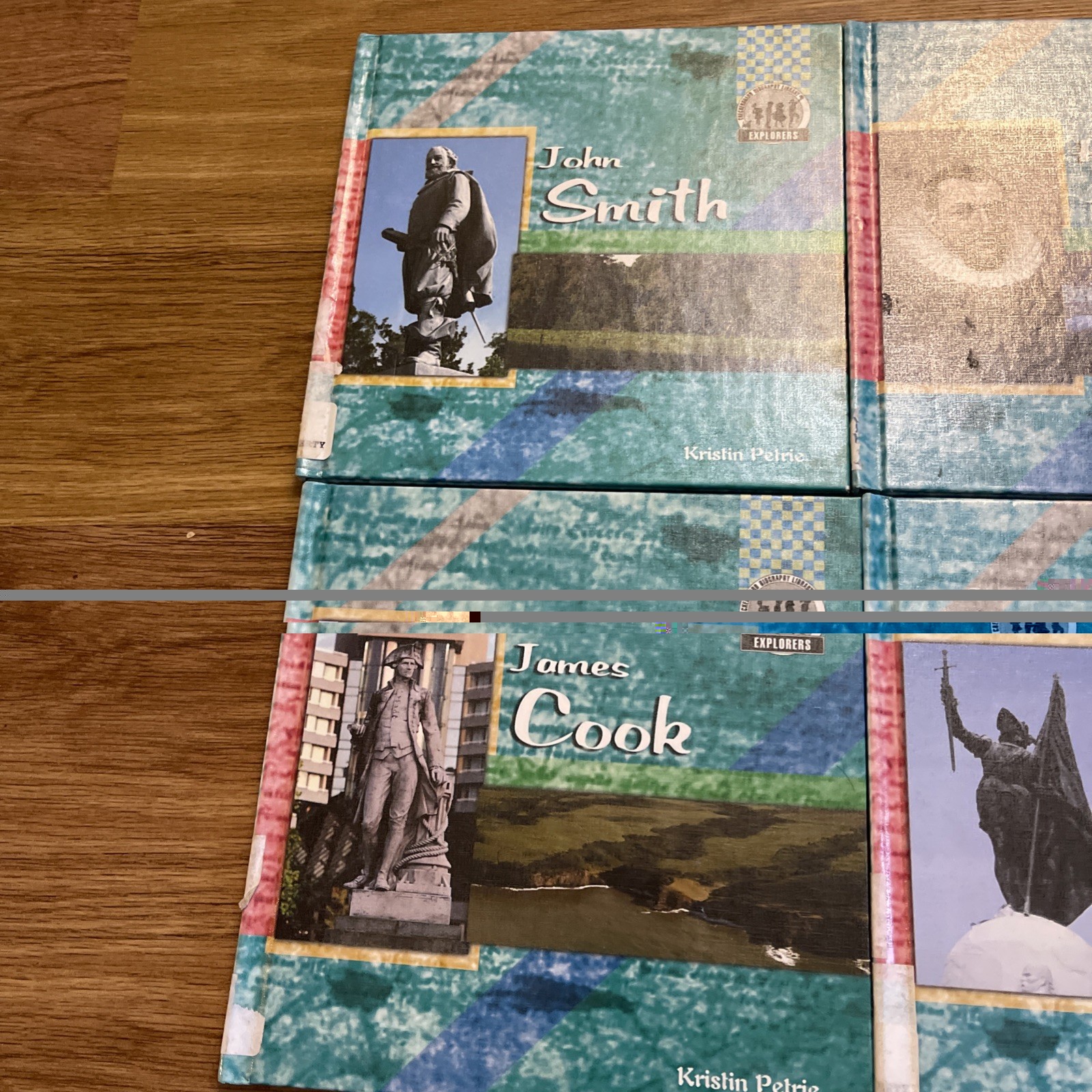 8 ABDO Publishing Company Explorer Hard Cover Book Collection By Kristin Petrie
