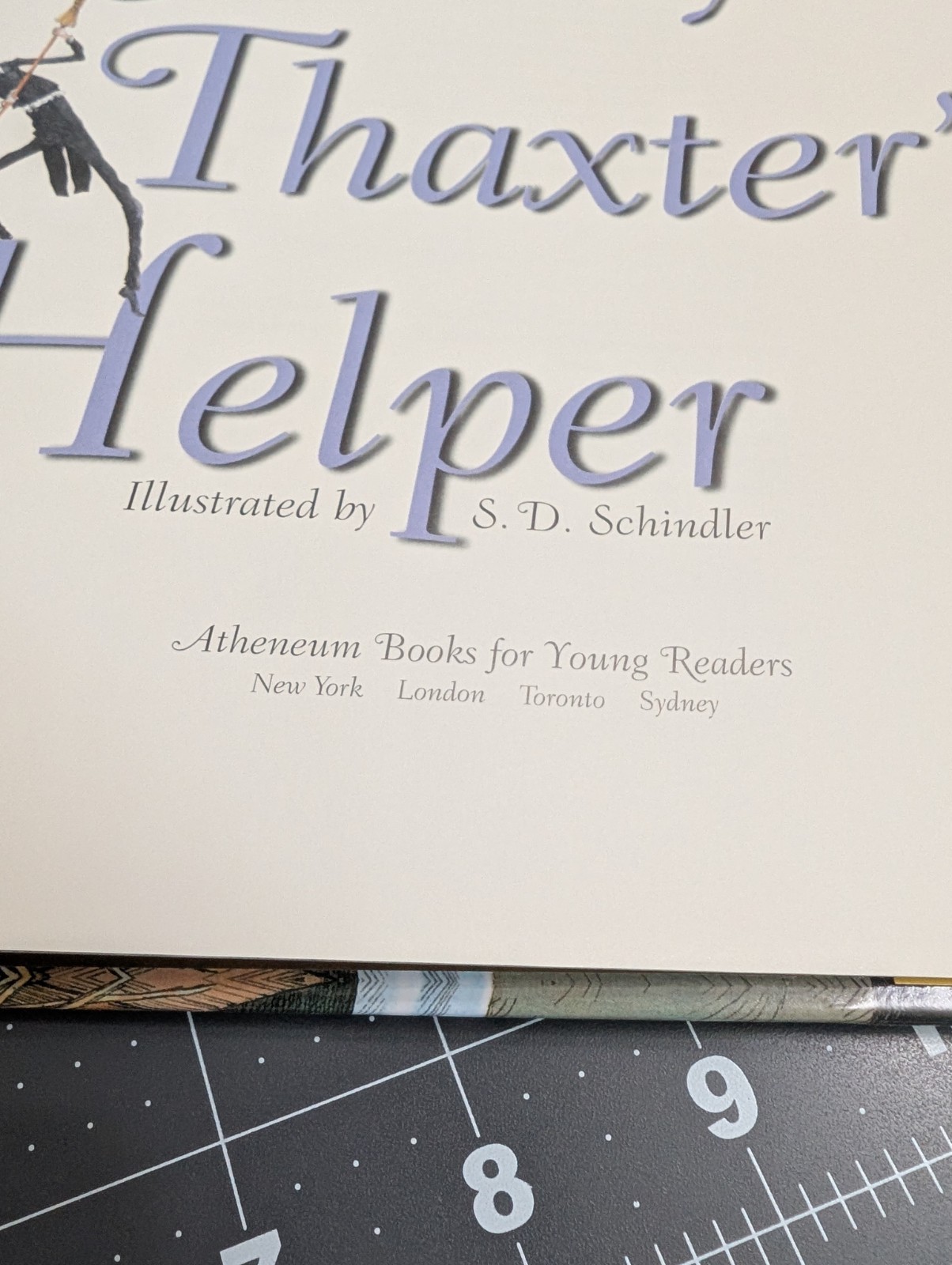 Grandy Thaxters Helper by Douglas Rees Illustration S D Schindler HC 2004 Kids