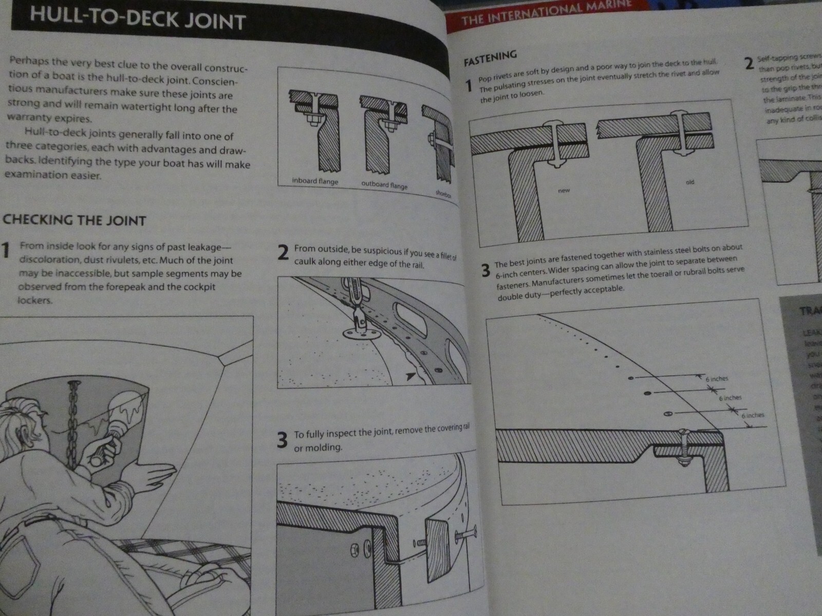 INSPECTING THE AGING SAILBOAT PUB 1997 ILLUSTRATED H/C DON CASEY142 PAGES