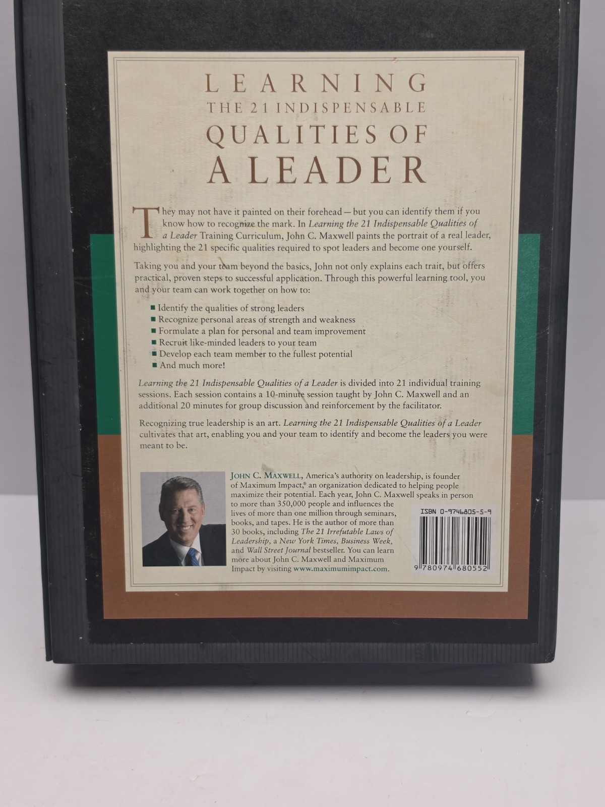 John C Maxwell 21 Indispensable Qualities of a Leader Curriculum Set And CDs