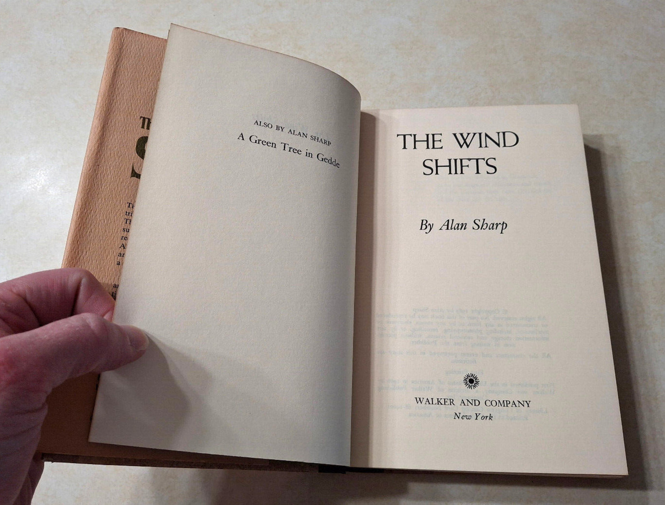The Wind Shifts Alan Sharp 1967 First Edition 1st US American Hardcover DJ Novel