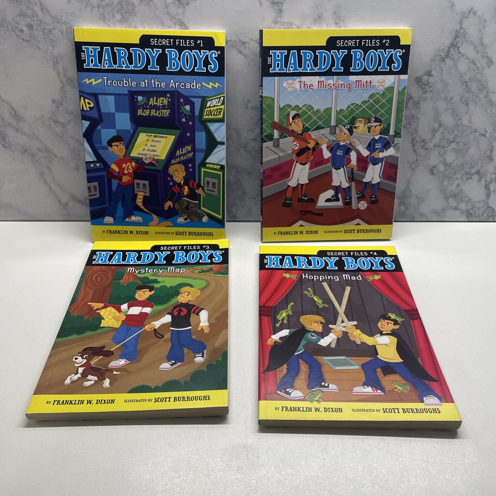 THE HARDY BOYS-SECRET FILES-BOOKS 1-4
