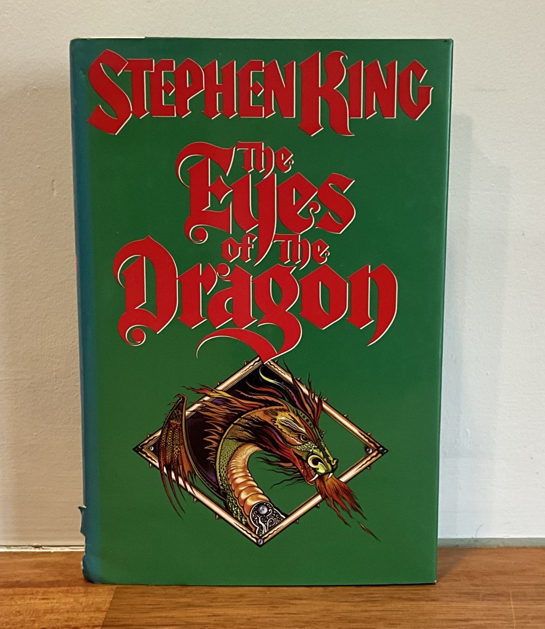 THE EYES OF THE DRAGON – Stephen King (1987, Hardcover 1st ) Gutter Code MP3Y