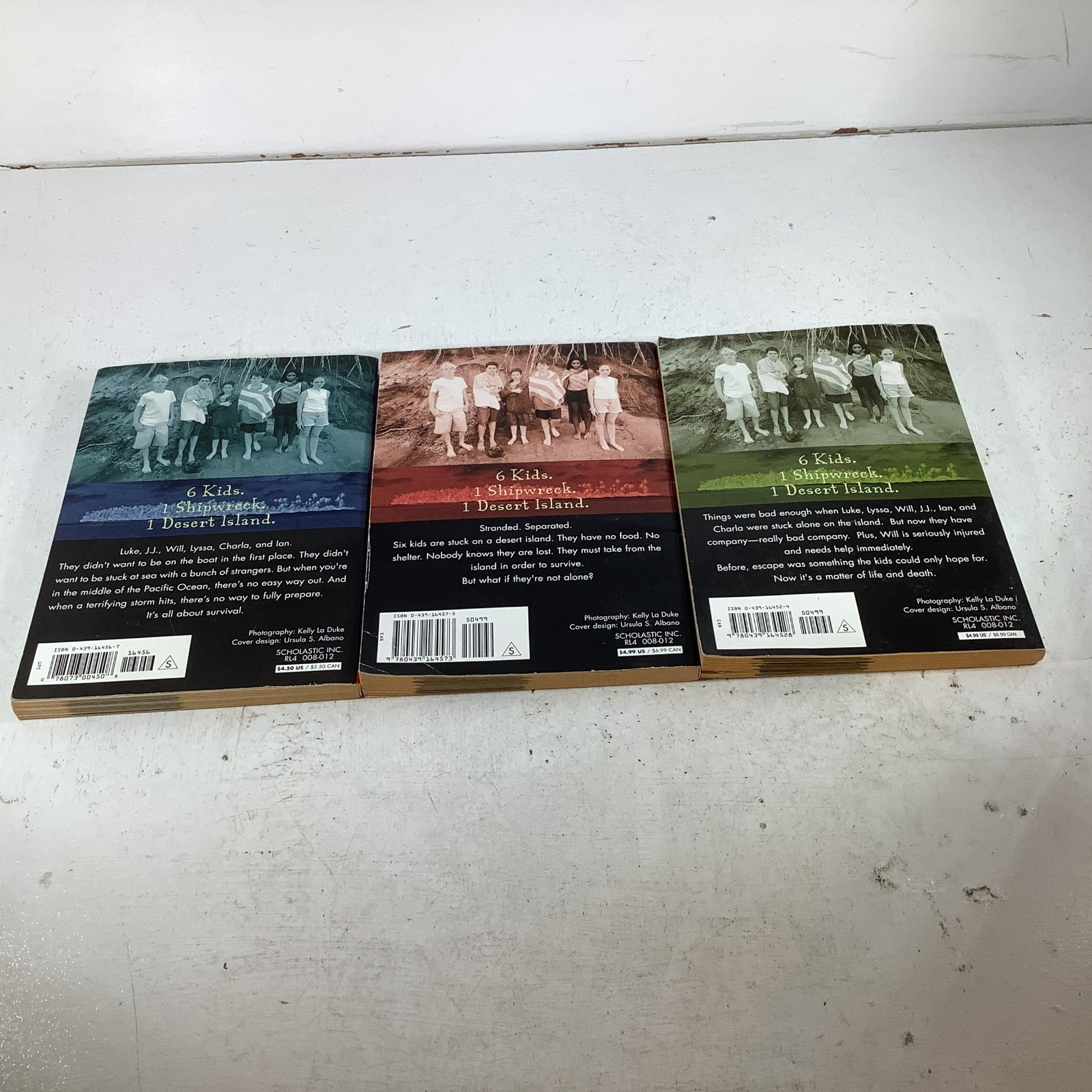 Gordon Korman Island Complete Series 1-3 Shipwreck Survival Escape PB VG