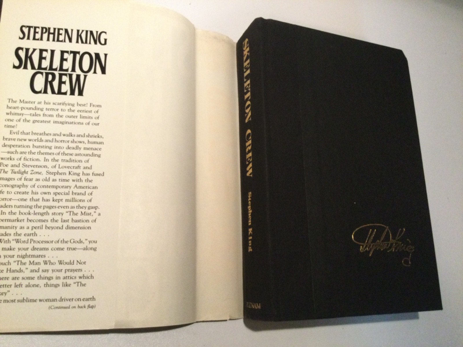 Skeleton Crew Stephen King 1985 Hardcover BCE Vintage Book Club Edition