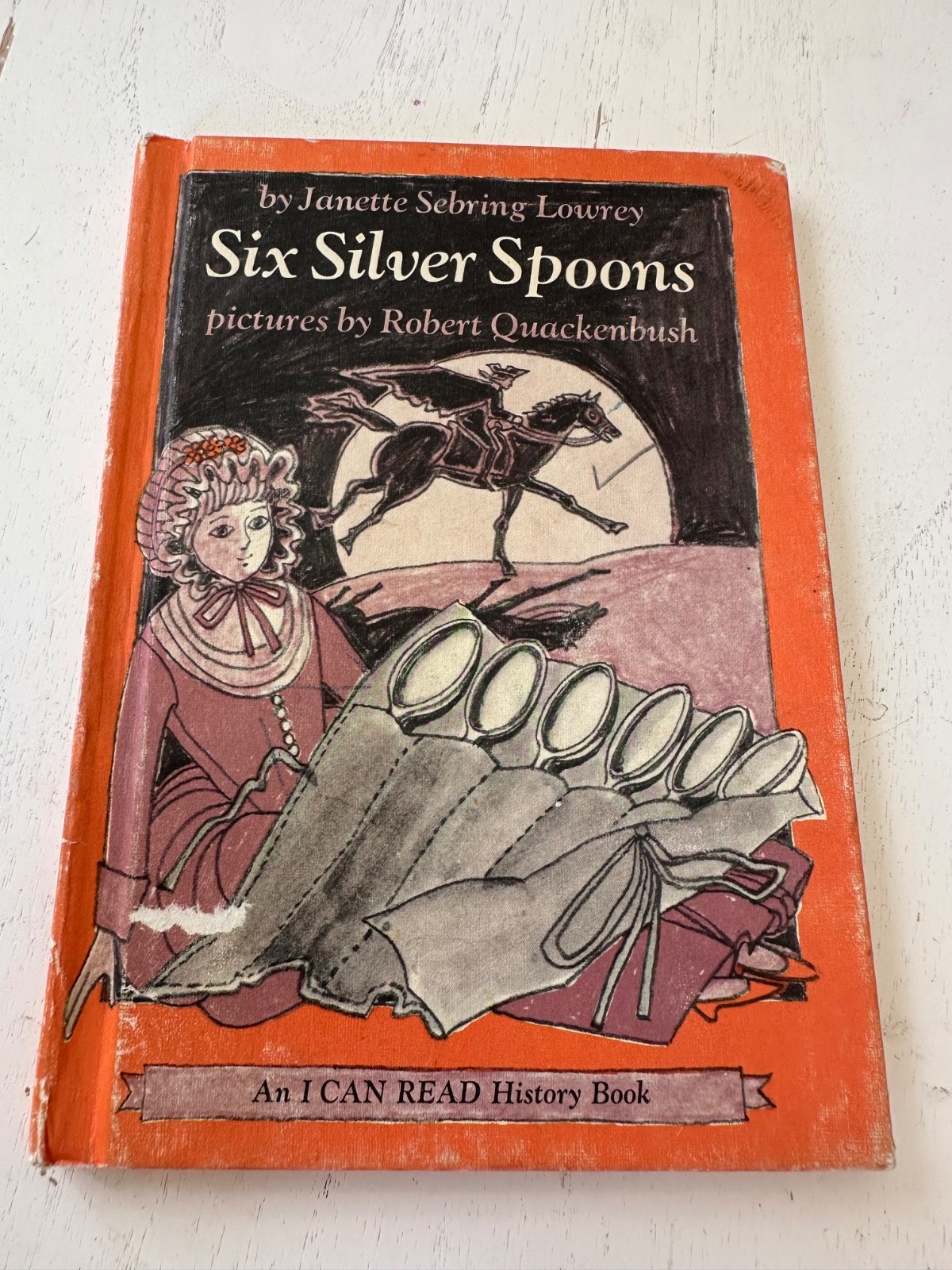 Six Silver Spoons-Janette S. Lowrey-Robert Quackenbush 1971-Harper & Row