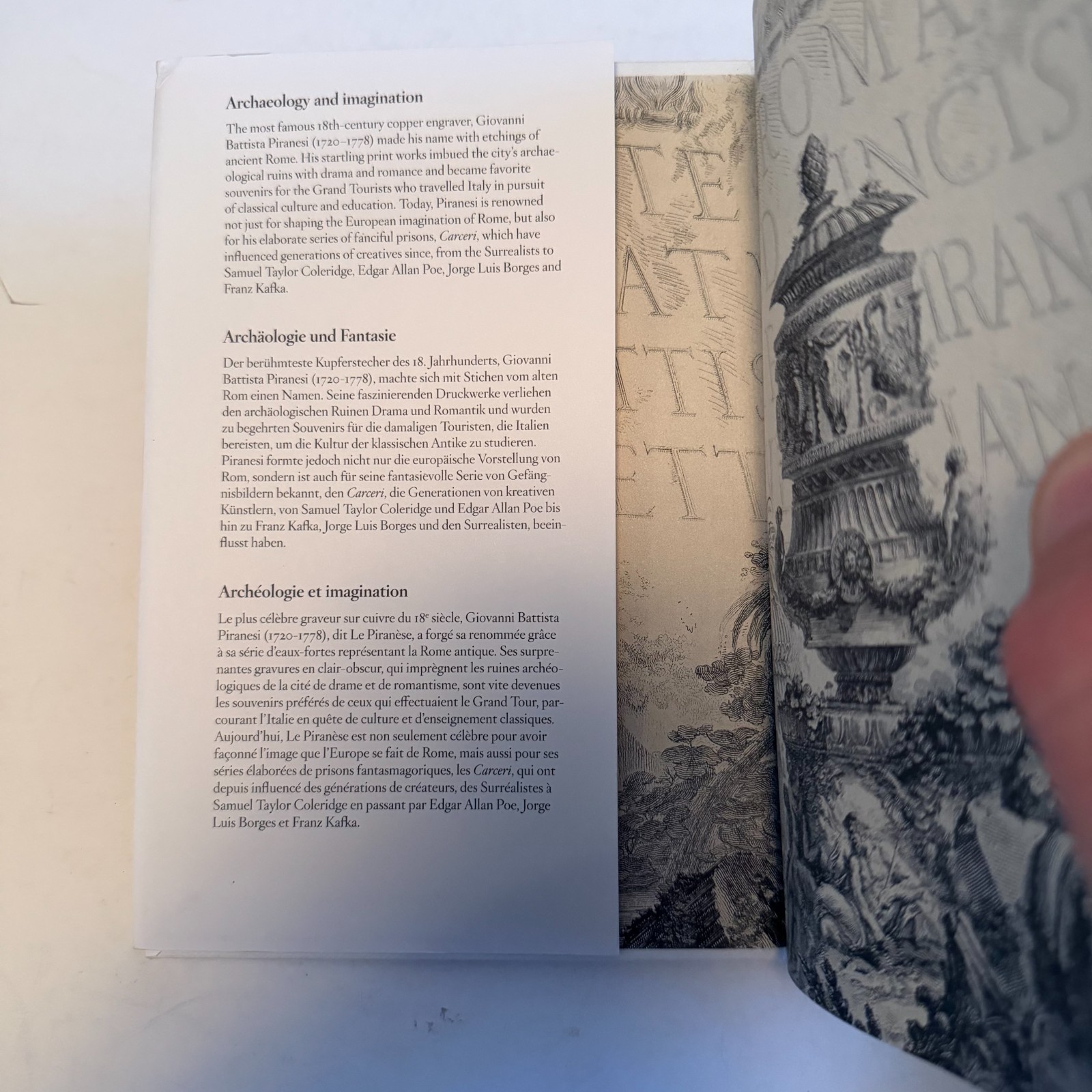 Piranesi The Complete Etchings Hardcover 2016 Taschen Multi Lingual Edition
