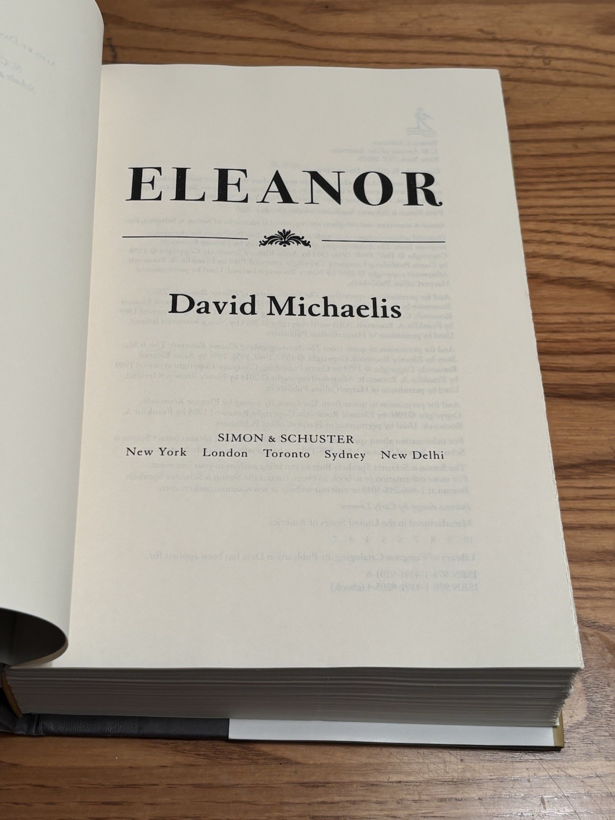 Eleanor by David Michaelis (2020, Hardcover)