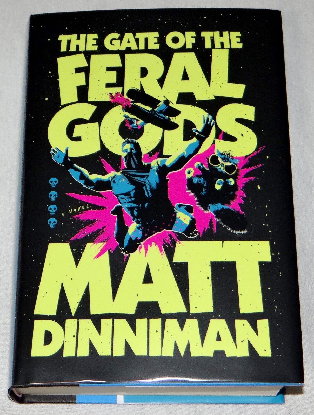 Matt Dinniman SIGNED LINED DATED Gate of the Feral Gods Dungeon Crawler 1st HC