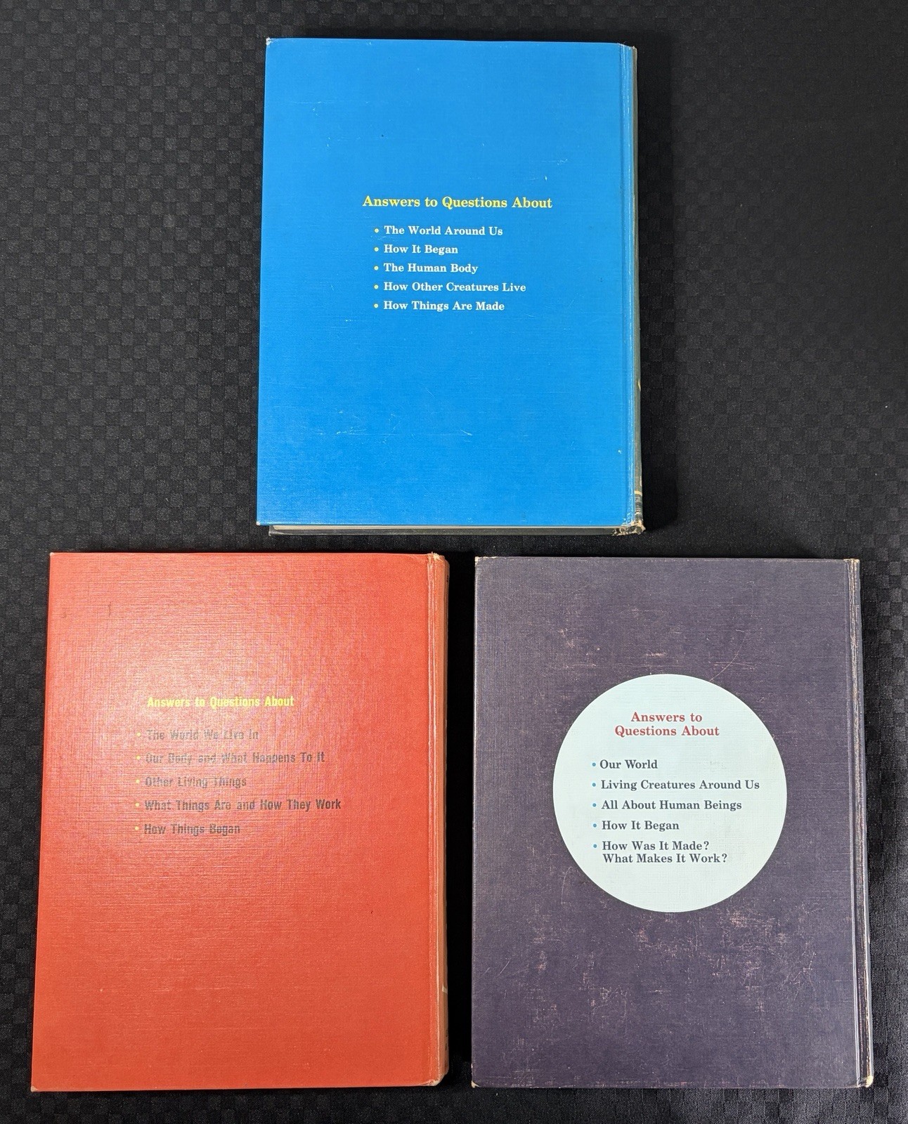 Arkady Leokum Tell Me Why 3 Book Set With Slipcase 1968 Grosset & Dunlap