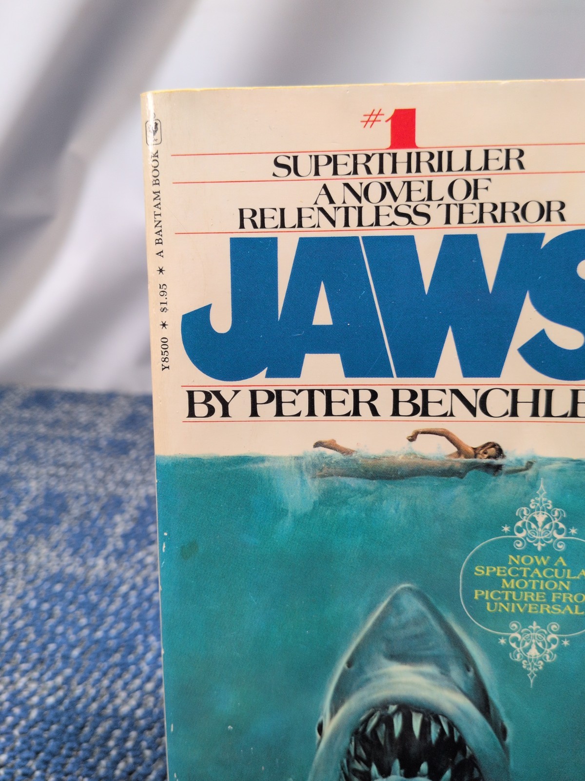 Jaws 1975 Peter Benchley Paperback A Bantam Book