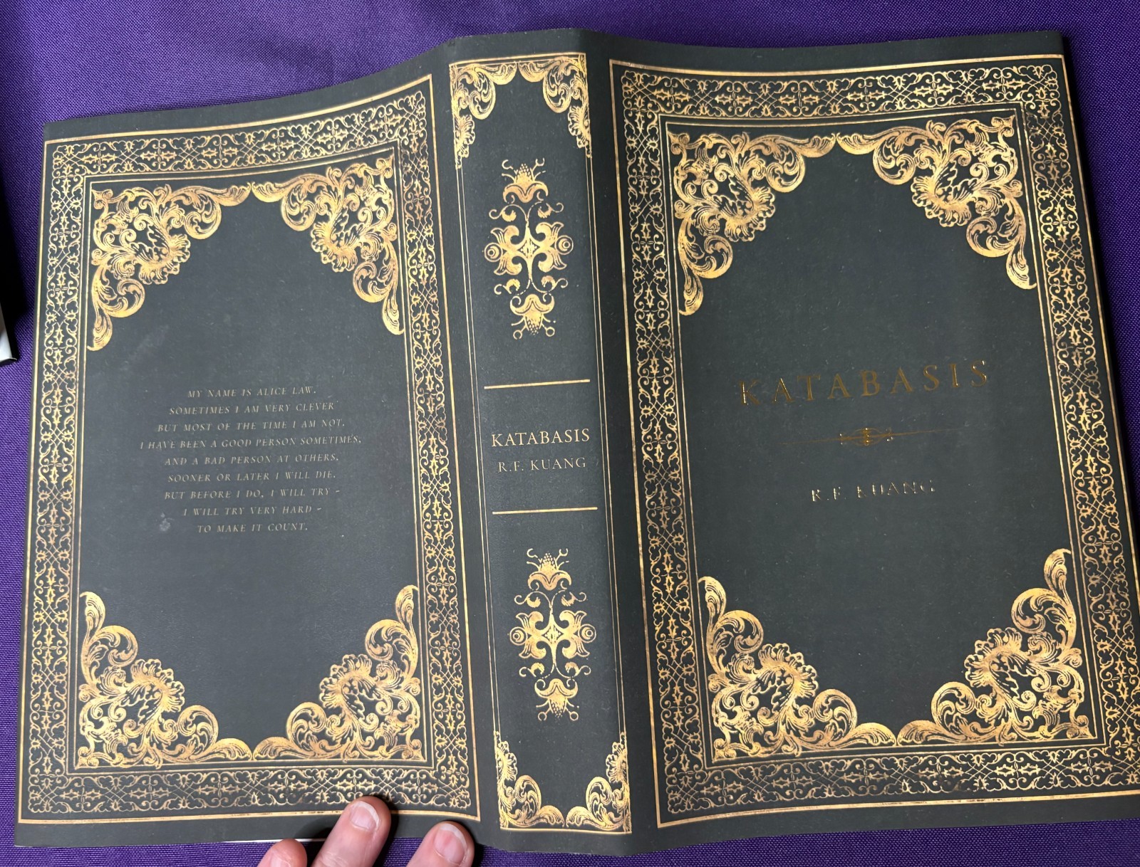 Katabasis by R. F. Kuang Librarian Box Deluxe Edition Plus Custom DJ