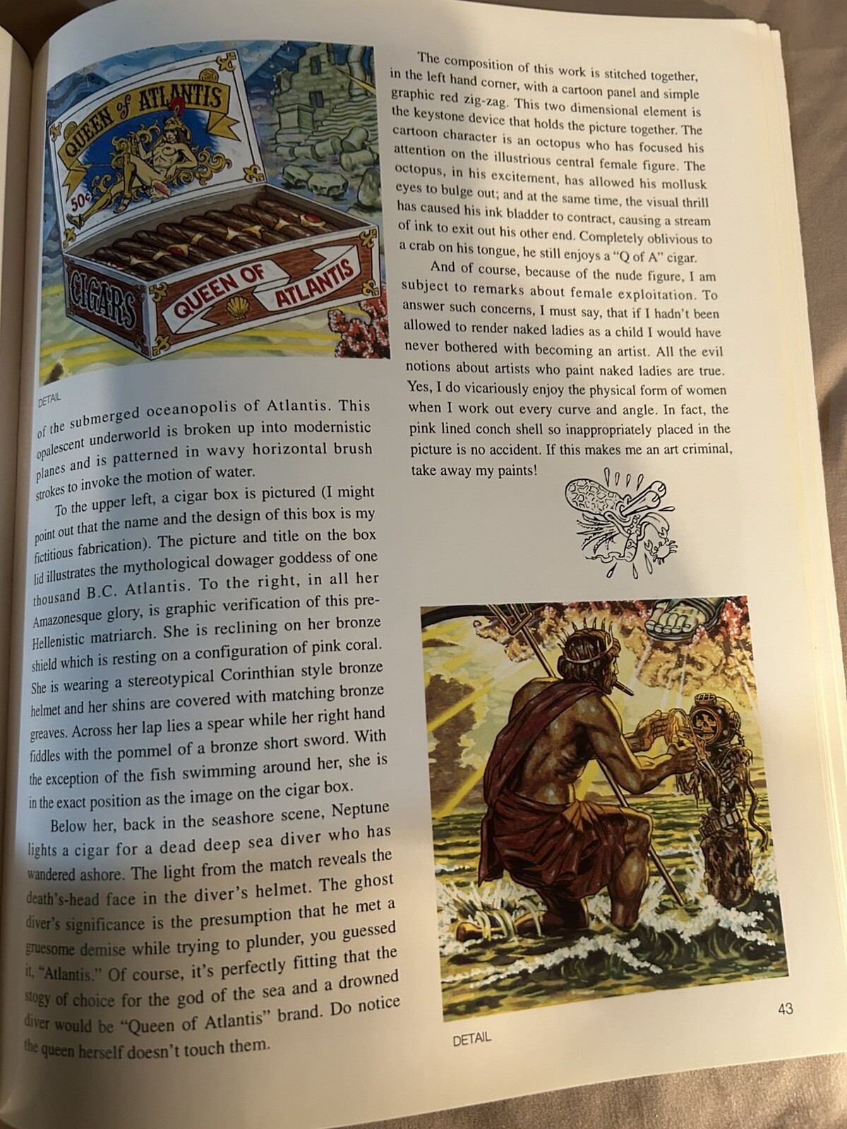 Robert Williams SIGNED AUTOGRAPHED Famous ArtistView From A Tortured Libido Rare