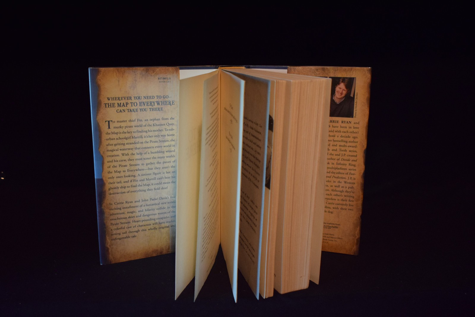The Map to Everywhere by Carrie Ryan ~ c 2014 ~ Pages 437 ~ Hardcover~Ex Library