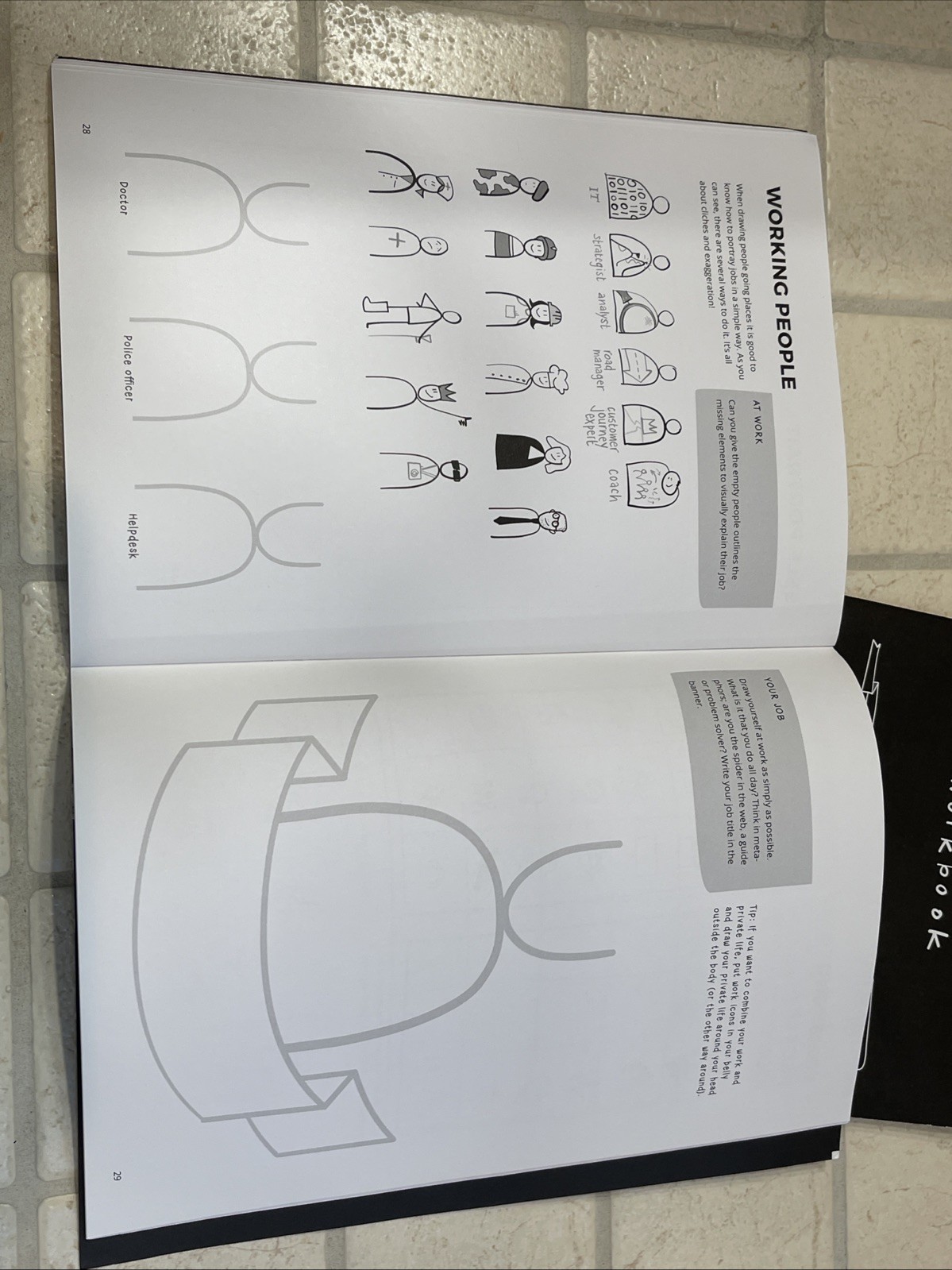 Visual Doing and Visual Thinking Workbooks by Brand Willemien, No Marks On Pages