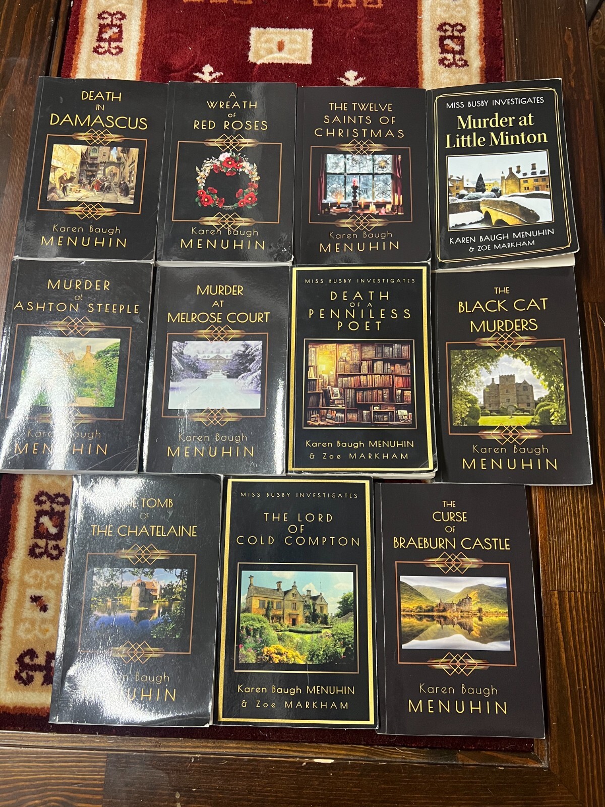 Murder at Melrose Court ,Death in Damascus, Murder at Melrose Court Set of 11
