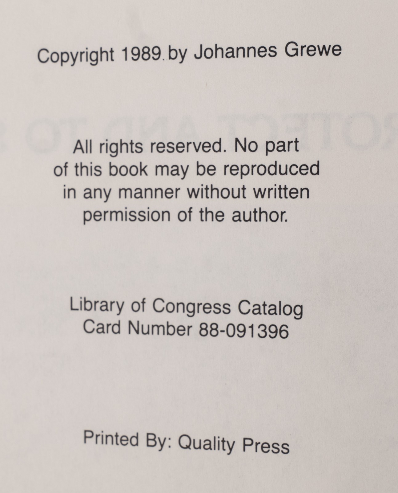 The Police Service Dog 1989 Johannes Grewe Quality Press HC DJ Used