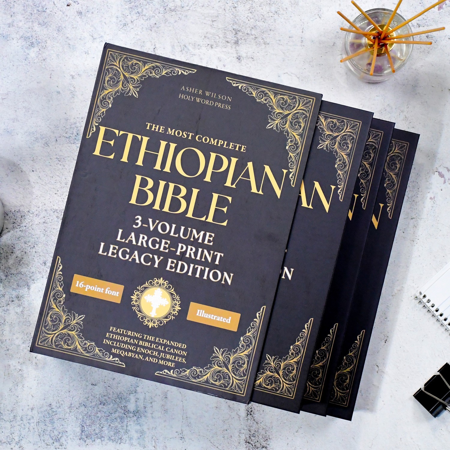 Large Print Legacy Edition, The Complete Ethiopian Bible by Asher Wilson