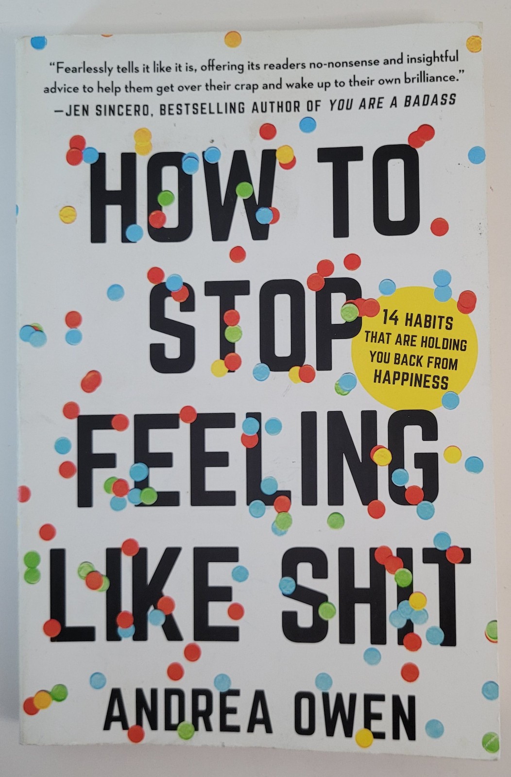 How to Stop Feeling Like Shit by Andrea Owen Paperback Self Help Personal Growth