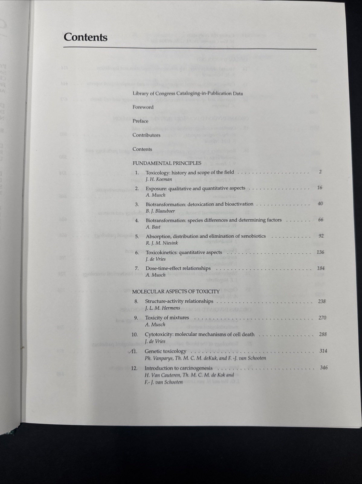 Toxicology Principles & Applications by Niesink, Vries, Hollinger Hardback 1996