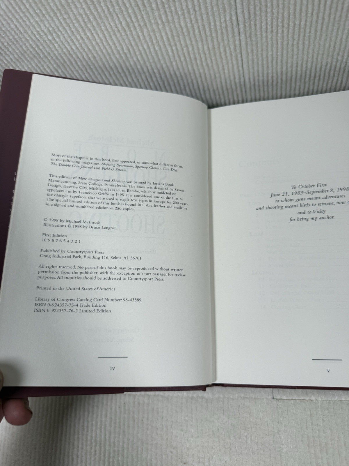 More Shotguns and Shooting (1998) by Michael McIntosh | Hardcover w/Dust Jacket