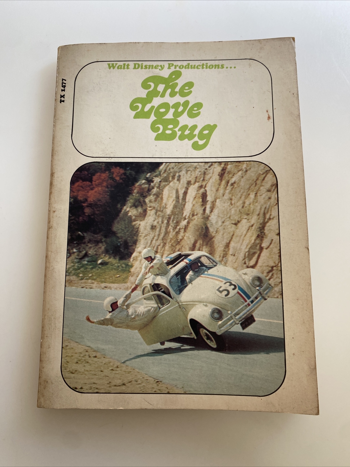 The Love Bug Walt Disney Productions 1973 Scholastic paperback ab8