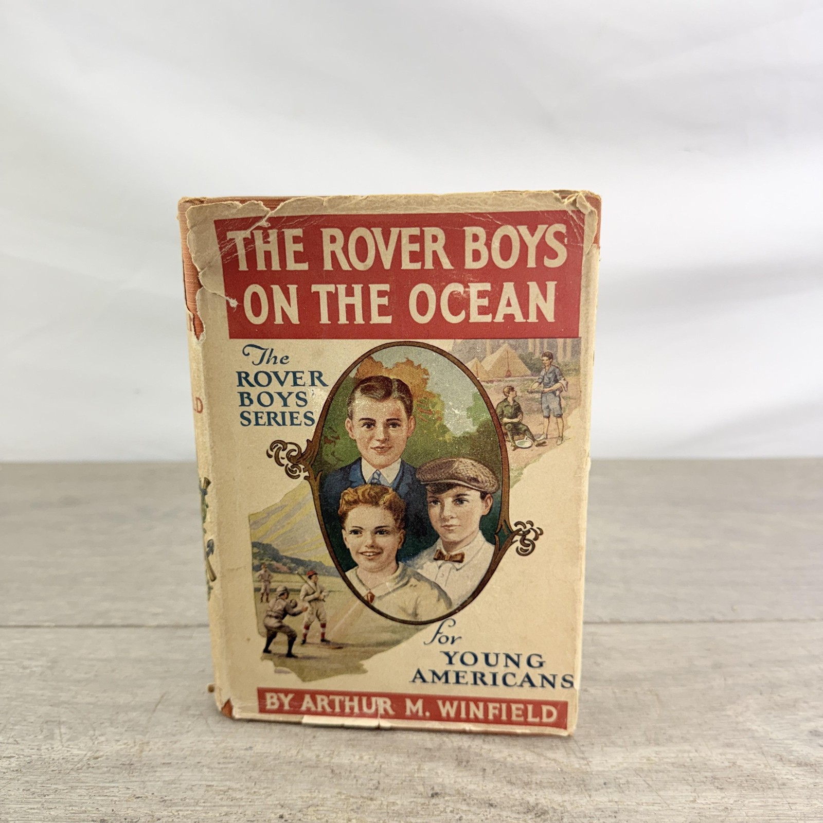 Vintage 1926 The Rover Boys On The Ocean Arthur M Winfield HC DJ USA Illustrated