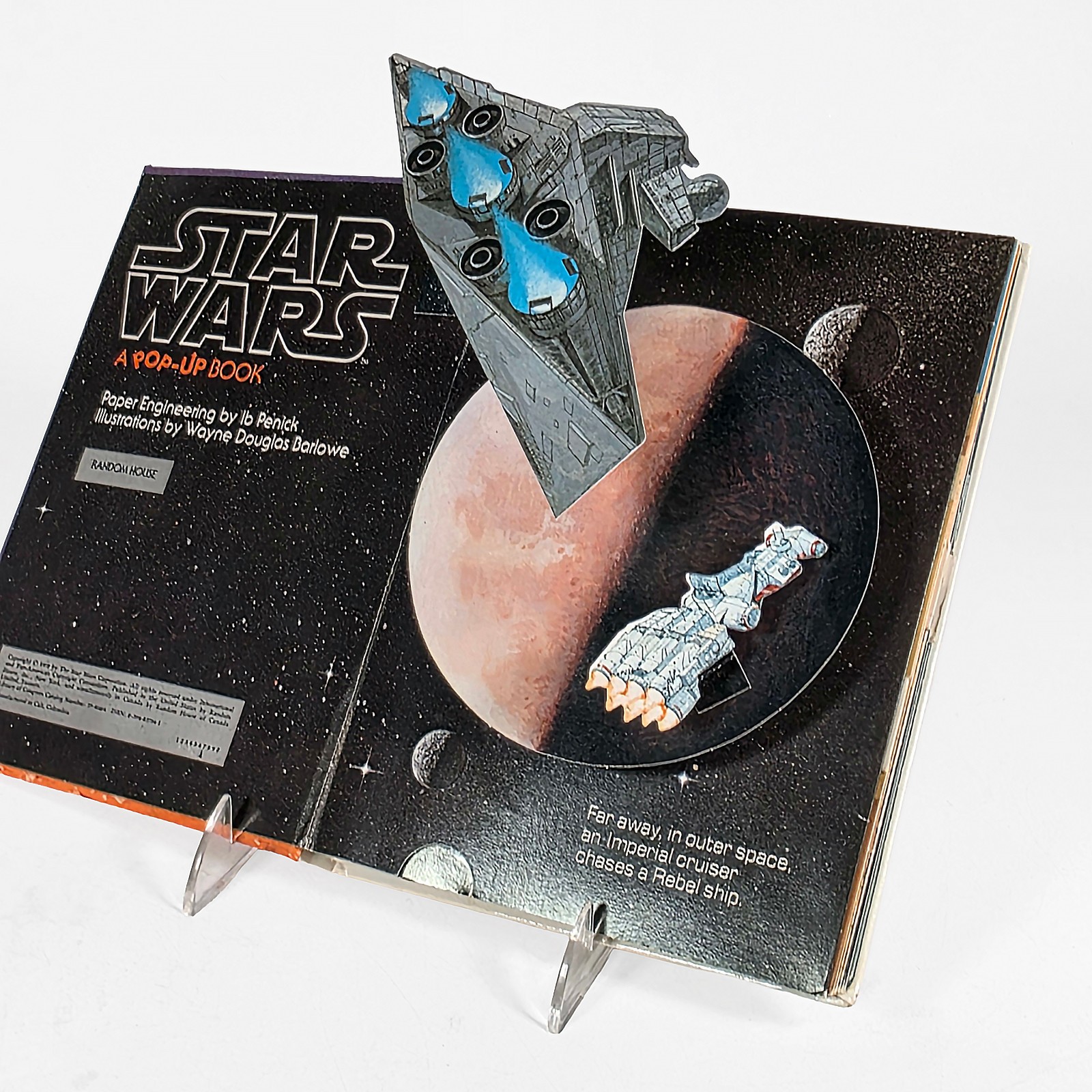 Star Wars A Pop-Up Book • Wayne Douglas Barlowe • 1978 • First Edition Hardcover