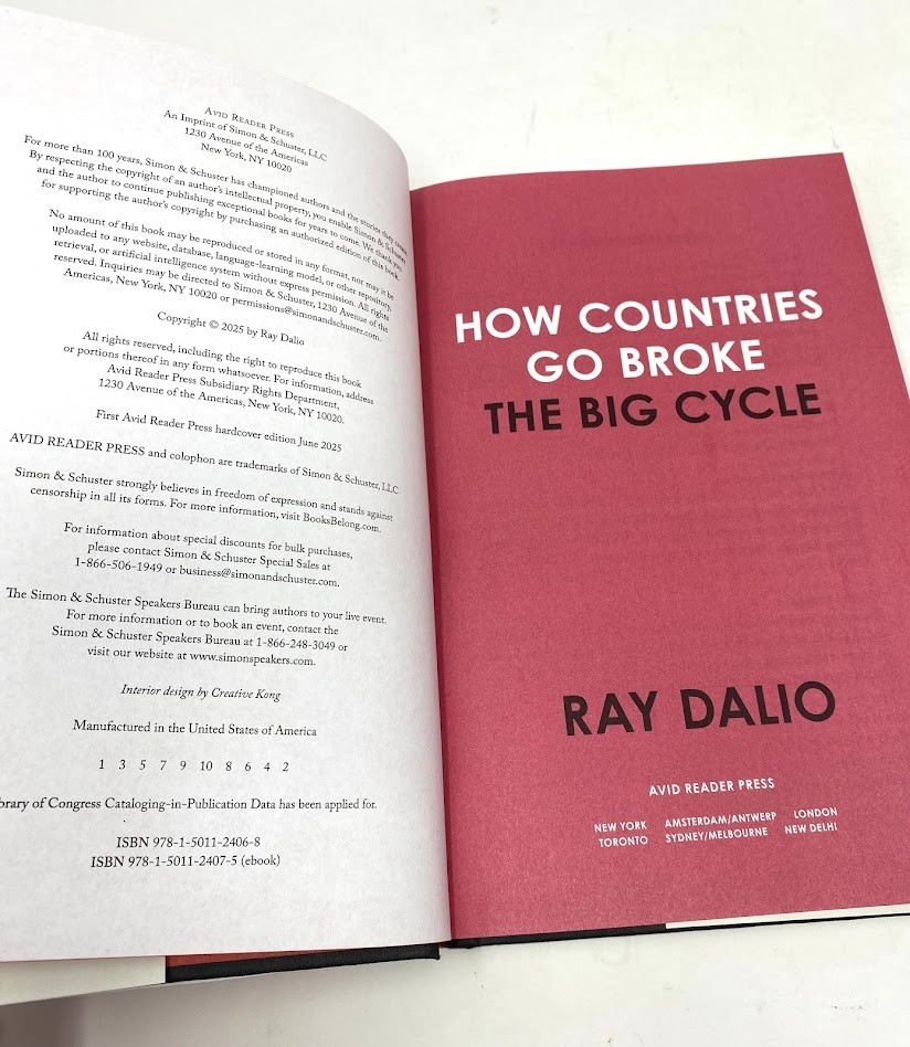 How Countries Go Broke The Big Cycle Hardcover Ray Dalio