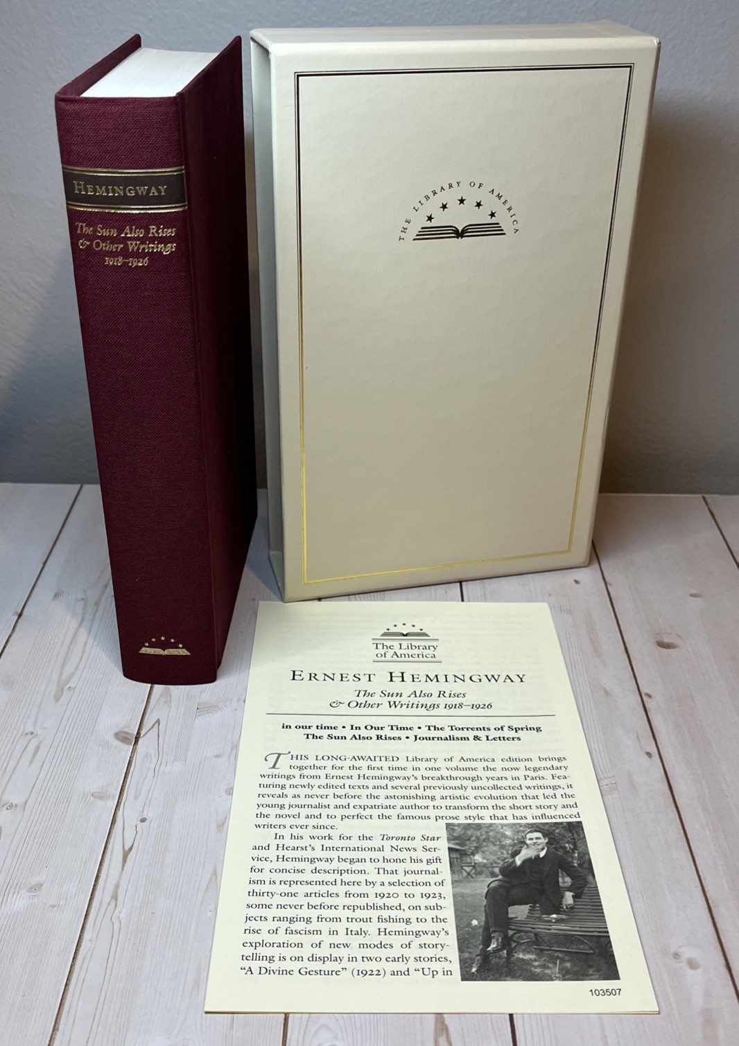 Ernest Hemingway The Sun Also Rises – 2020 HC w/ Slipcase Library Of America