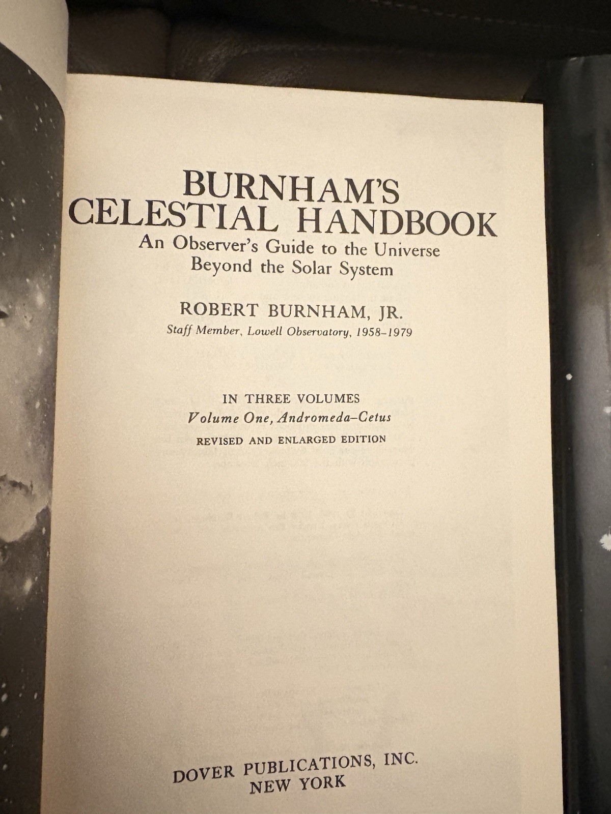 Burnham’s Celestial Handbook : Complete 3 Volume Set.