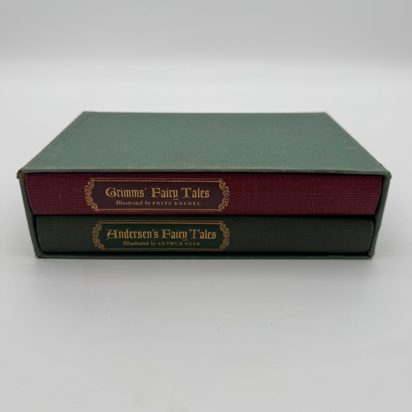 Hans Christian Andersen & Brothers Grimm Fairy Tales 2-Book Hardcover Slipcase