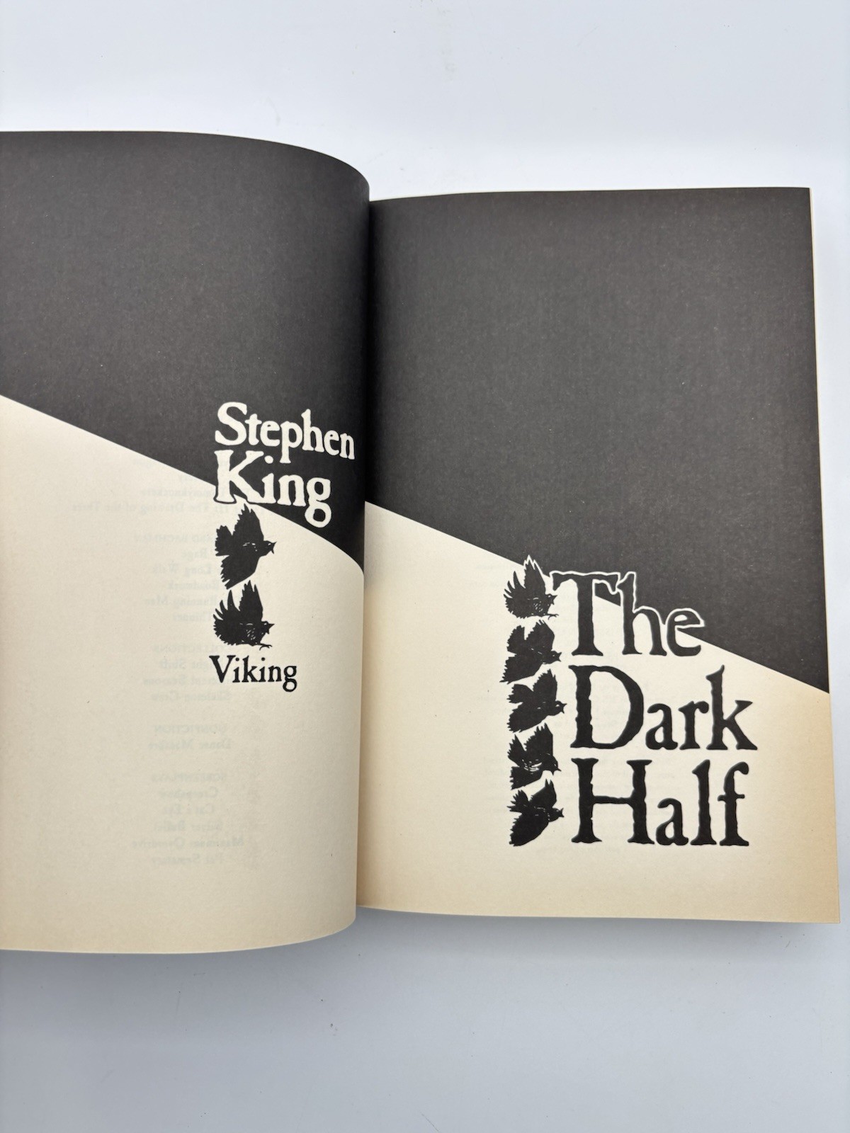 The Dark Half, Stephen King, First Edtion, First Printing VG Condition