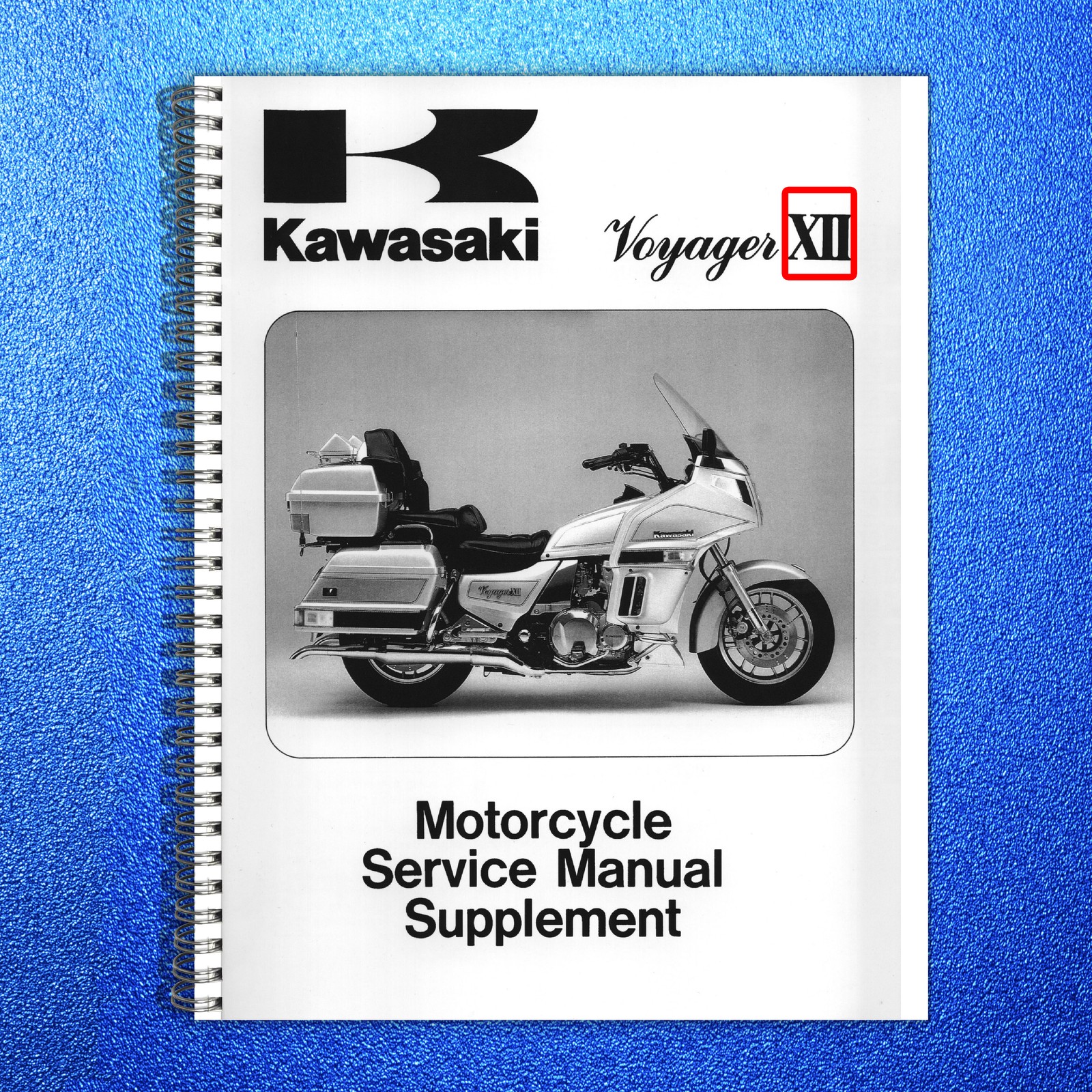 KAWASAKI Voyager XII Motorcycle Service Manual Supplement – WIRE BOUND – COVERS