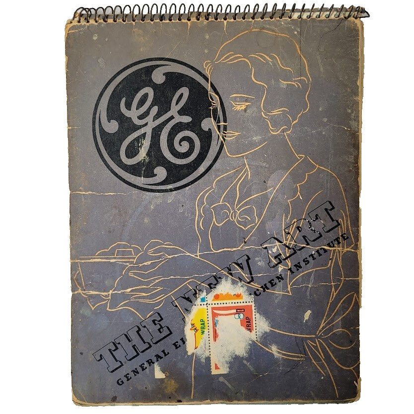 The New Art General Electric Kitchen Institute 1937 Cookbook Recipes VTG PreWWII