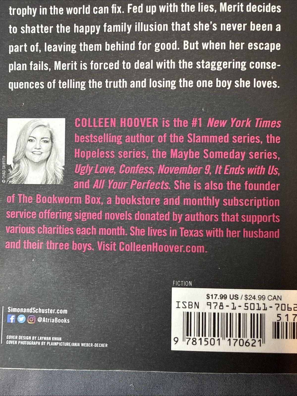 Without Merit: A Novel by Colleen Hoover – #1 New York Times Bestselling Author