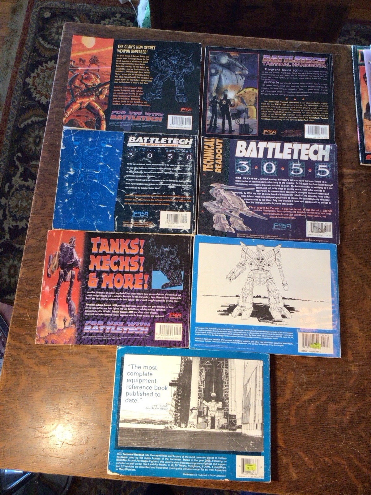 Battletech Lot Technical Readouts Books 19 Books FASA