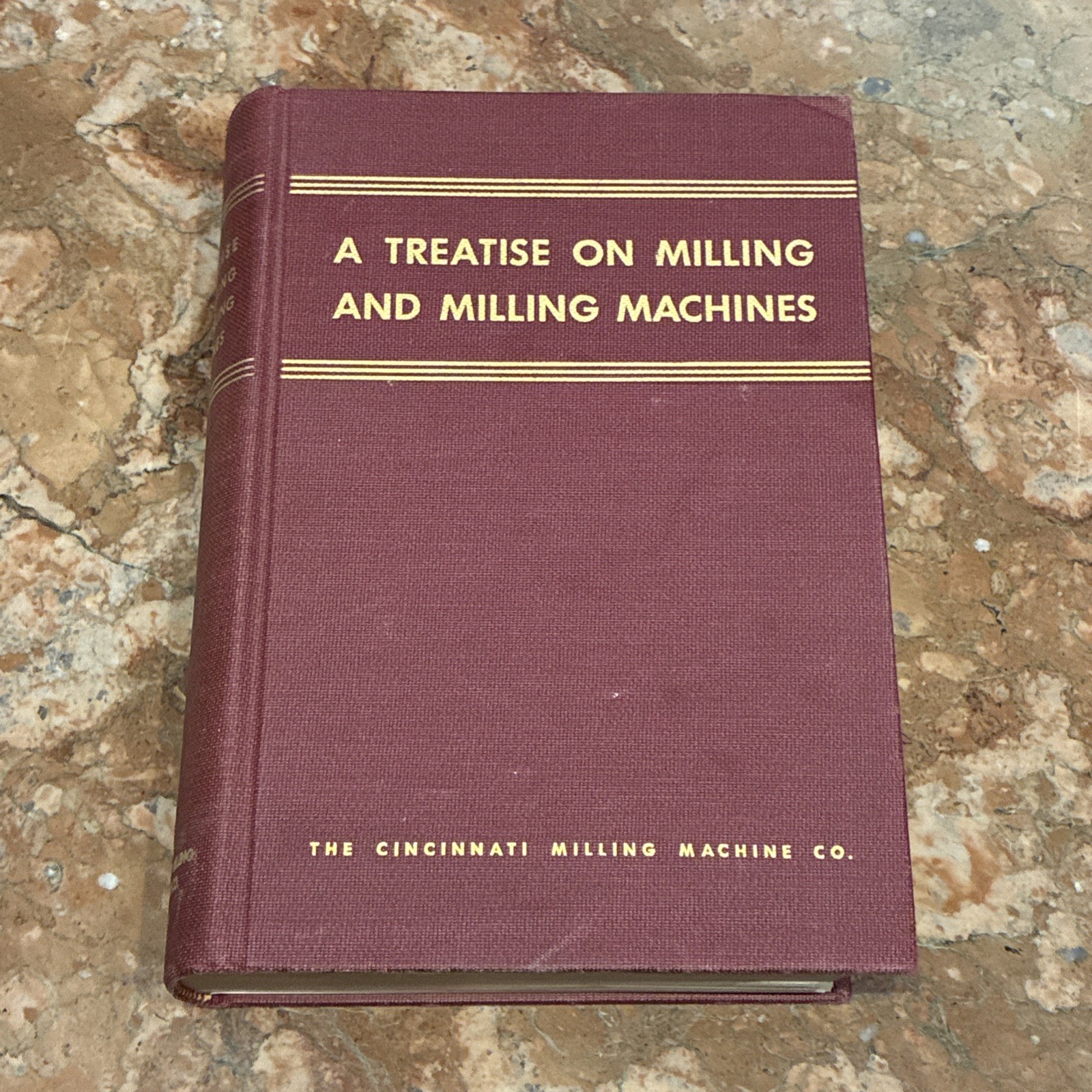 Book Treatise On Milling Machines Cincinnati Machine Vintage Lumber Wood Books